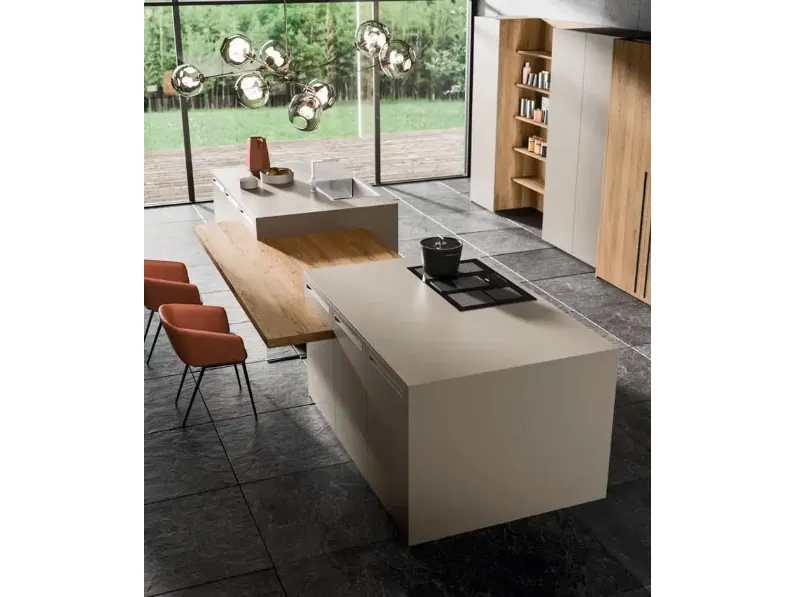 Cucina tortora moderna Cucine Gentili group scontata 