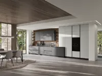 Cucina Ar-due moderna lineare altri colori in laminato opaco Easy