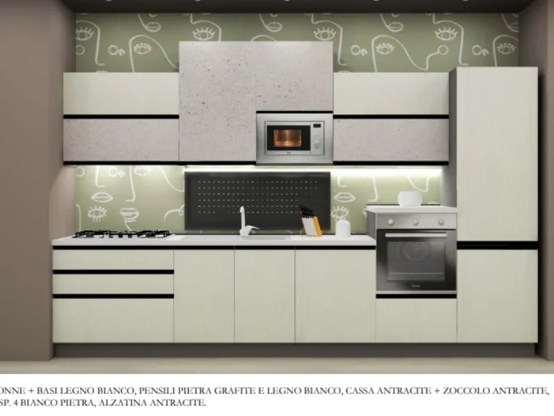 Scopri la cucina Era di Net Cucine in OFFERTA OUTLET con prezzo riservato! Non perdere questa opportunit!