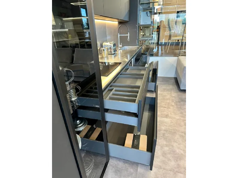 Cucina Zampieri cucine Glass PREZZO OUTLET scontata 50%