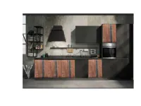 Scopri la cucina lineare in legno con sconto del 47%!