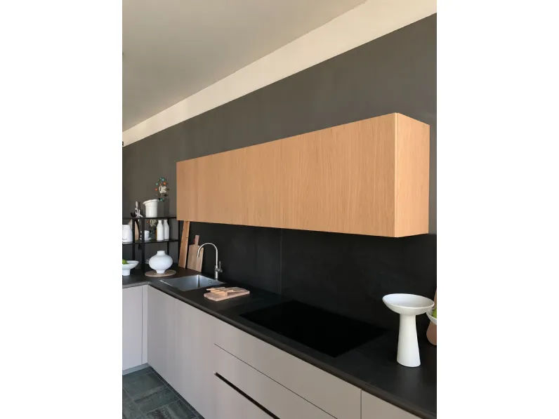 Cucina ad angolo moderna tortora Composit Linea a soli 15900 Euro