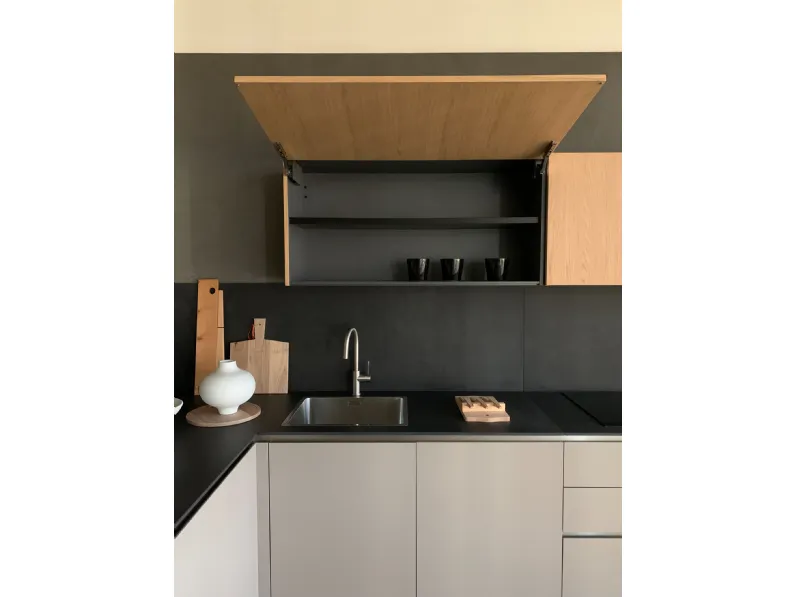 Cucina ad angolo moderna tortora Composit Linea a soli 15900 Euro