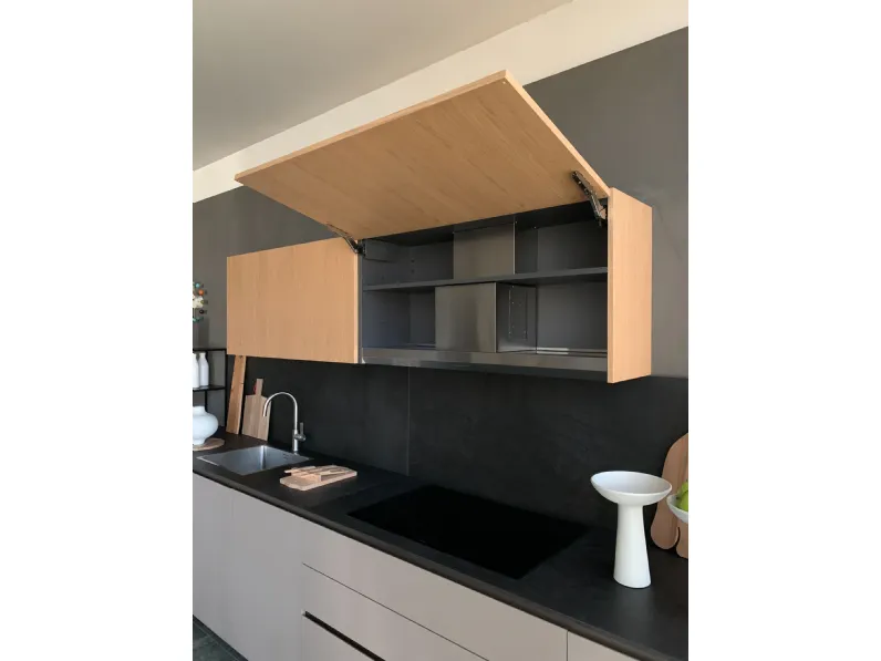 Cucina ad angolo moderna tortora Composit Linea a soli 15900 Euro