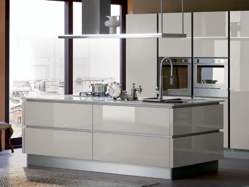 Richiedi il prezzo: cucina altri colori moderna Ri-flex 05 di Veneta cucine scontata 