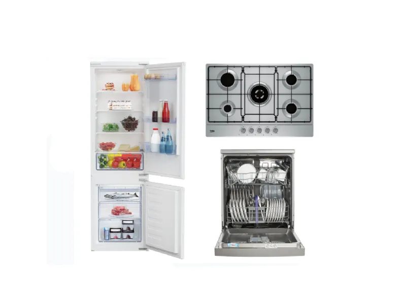 CUCINA Beko Set di 4 elettrodomestici beko per cucina in pronta consegna  PREZZO OUTLET scontata 60%