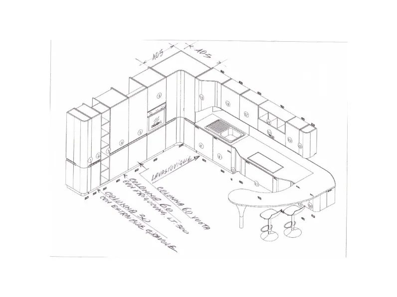 Stosa Cucine modello Bring in offerta