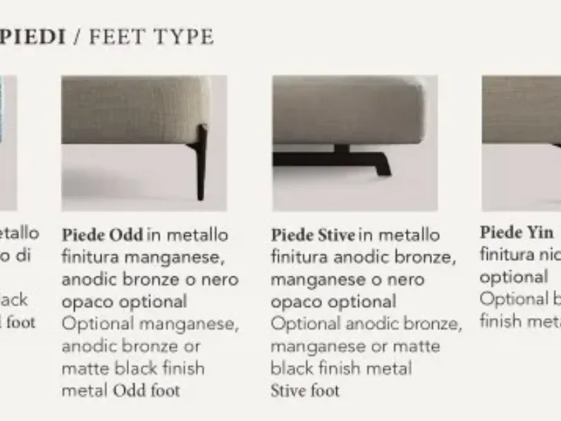 Divano in Tessuto stile design modello Avalon scontato - 35%