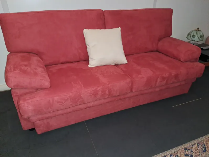 Divano Bellini microfibra in poliuretano  Artigianale a prezzo Outlet