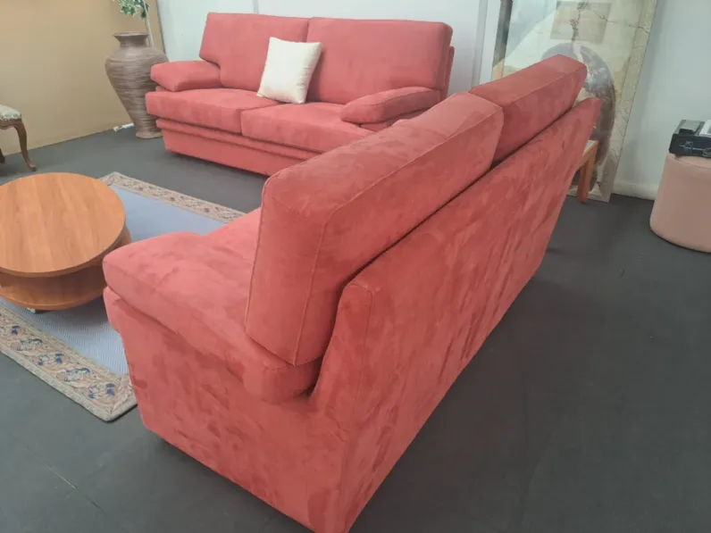 Divano Bellini microfibra in poliuretano  Artigianale a prezzo Outlet