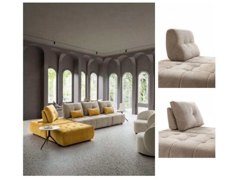 Divano Con penisola modello Byron di Le comfort a prezzi outlet