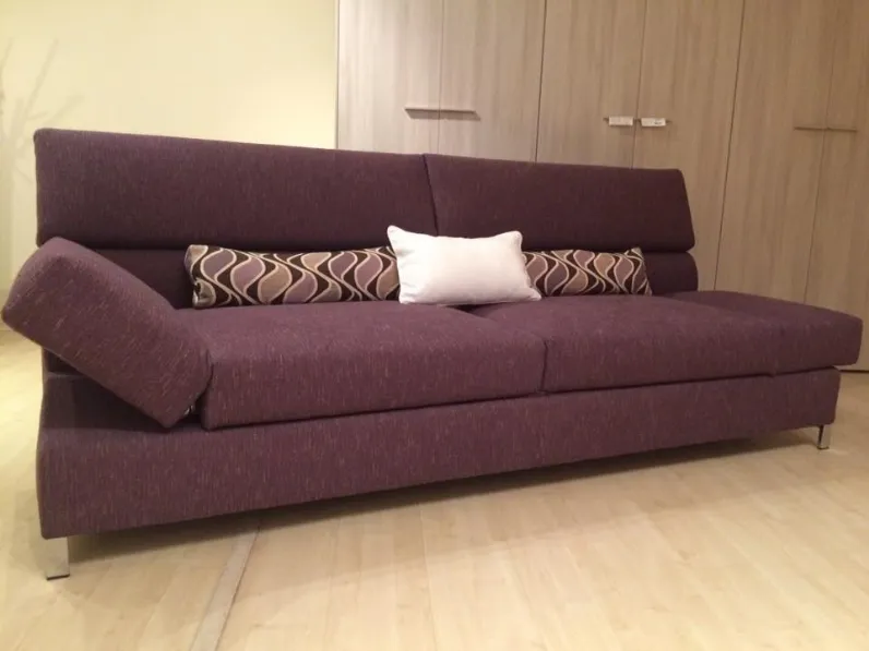 Divano con chaise longue in tessuto sfoderabile ALIANT di Biba
