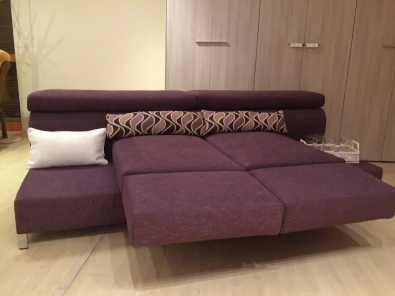 Divano con chaise longue in tessuto sfoderabile ALIANT di Biba