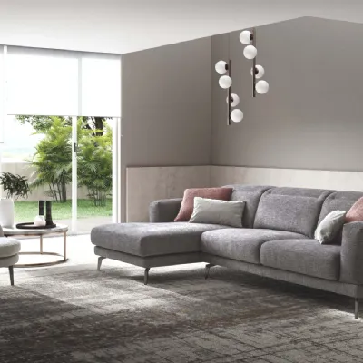 Divano Con penisola modello Lambert di Le comfort con forte sconto