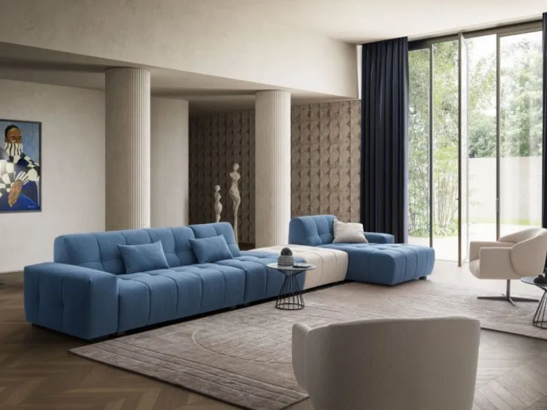 Divano moderno tessuto Collins di Le comfort con sconto del - 35%
