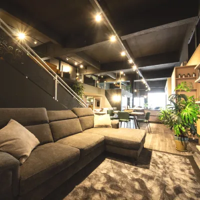 Space time tessuto in poliuretano  Samoa in Offerta Outlet