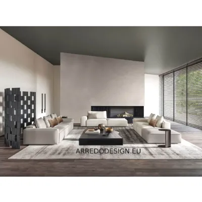 Divano Angolare in Tessuto sfoderabile  Adam di Le comfort 