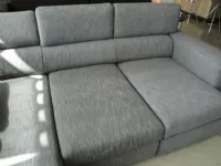 offerta divano con chaise longue  in tessuto