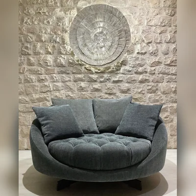 Divani Artigianale DIVANO HILL LOVE SEAT ALBEDO