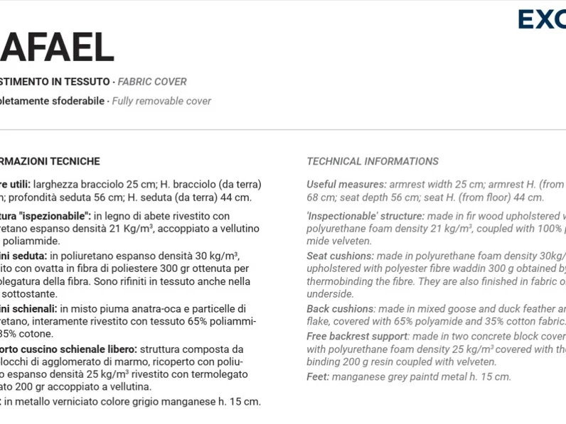 Divani Excò Rafael