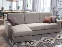 Divano Letto con penisola Berlino di Collezione esclusiva a prezzo ribassato