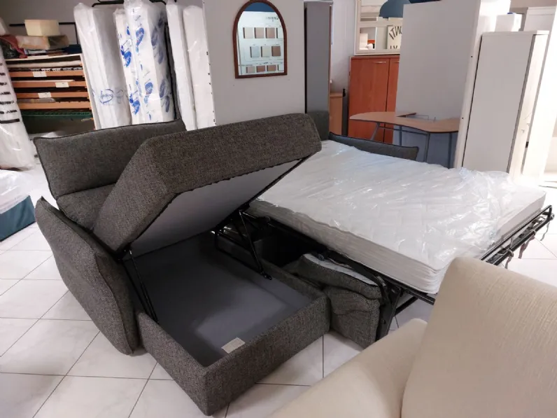 Divano Letto con penisola Bormio comfort Rosini in Offerta Outlet a 3670 Euro