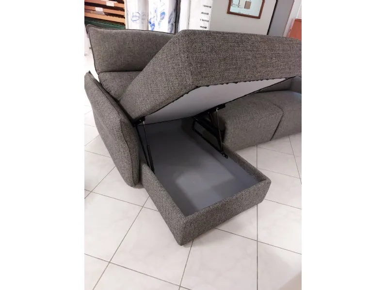 Divano Letto con penisola Bormio comfort Rosini in Offerta Outlet a 3670 Euro