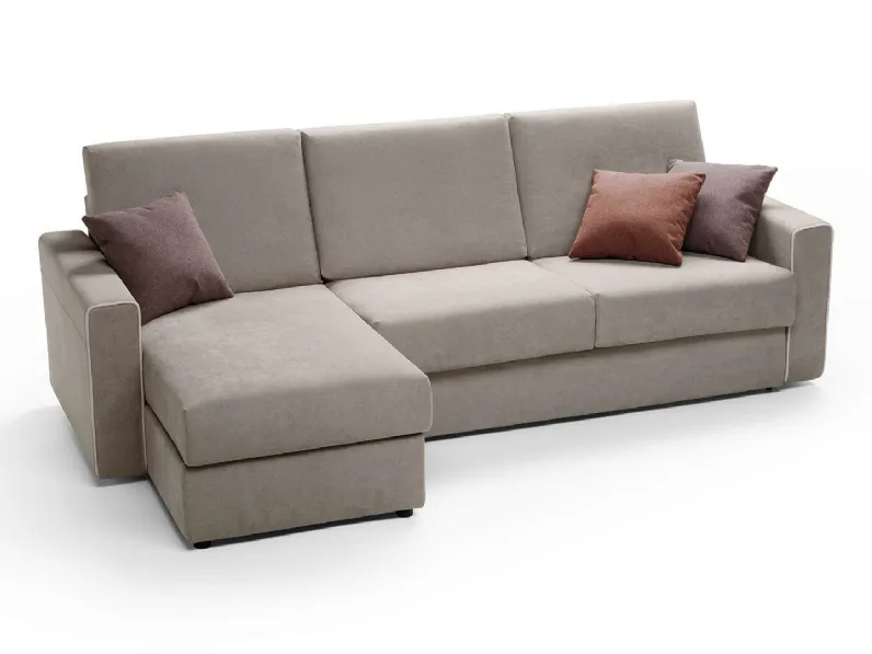 Divano design tessuto Brian con penisola  di Family bedding con sconto del - 30%