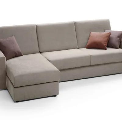 Divano design tessuto Brian con penisola  di Family bedding con sconto del - 30%