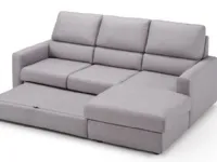 Divani letto con penisola Divano-letto mod.miki con chaise-longue in promo-sconto del 50% Exc a prezzo scontato