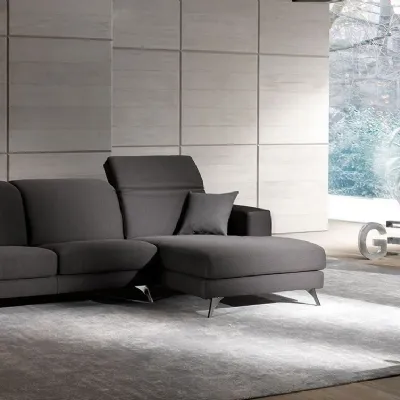 Divani letto con penisola Divano mod.derek con chaise-longue in promo-sconto del 50% Exc a prezzo scontato