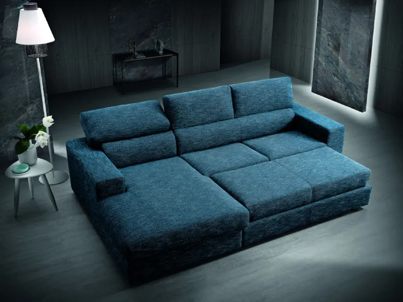Letto con penisola Bi.el salotti Giove PREZZI OUTLET sconto 40%