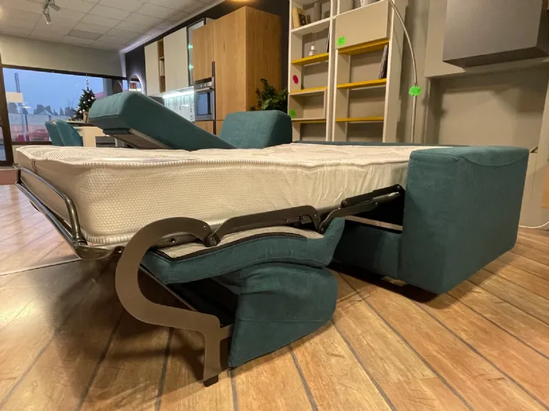 Divani letto con penisola in Tessuto Vitarelax a prezzo scontato