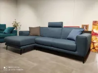 Divani letto con penisola in Tessuto Nicoline a prezzo scontato