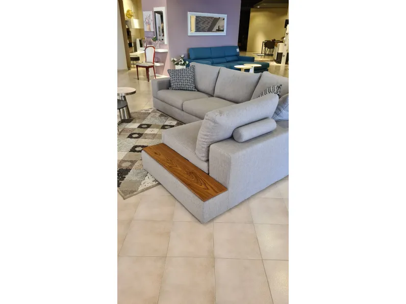 Divani letto con penisola Lerroy Exc in Offerta Outlet a soli 1490