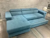 Divani letto con penisola in Tessuto Gamma a prezzo scontato