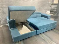 Divani letto con penisola in Tessuto Gamma a prezzo scontato