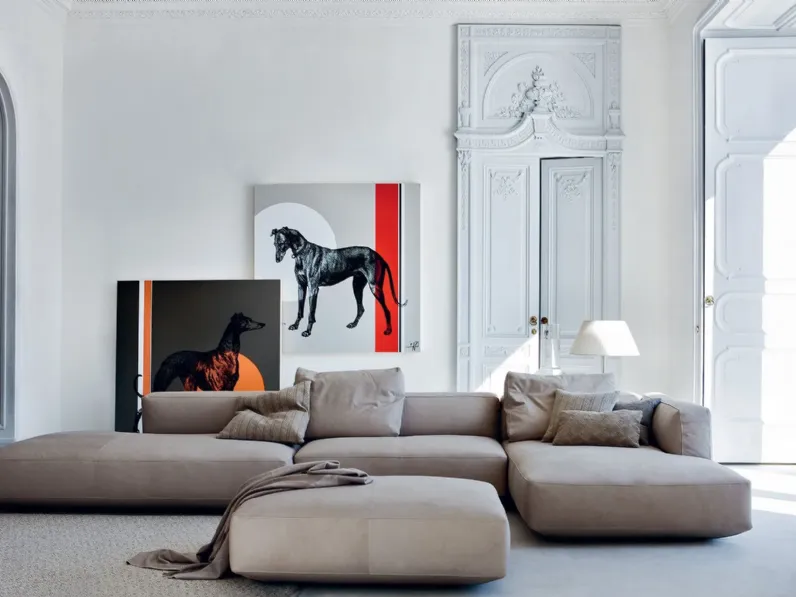 Divano Pianoalto in Tessuto non sfoderabile  di Zanotta scontato 30%