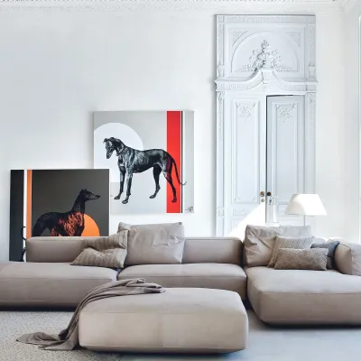 Divano Pianoalto in Tessuto non sfoderabile  di Zanotta scontato 30%