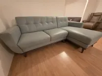 Divano Lineare 2 posti con chaise longue Artigianale ad un prezzo conveniente