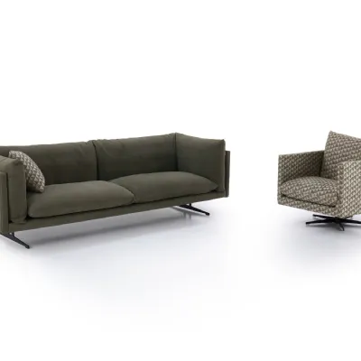 Divano Aker outlet di Diotti.com in stile moderno in Offerta Outlet