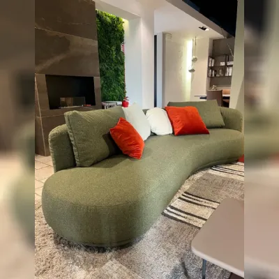 Divano Amalfi tessuto in poliuretano  Nicoline a prezzo Outlet