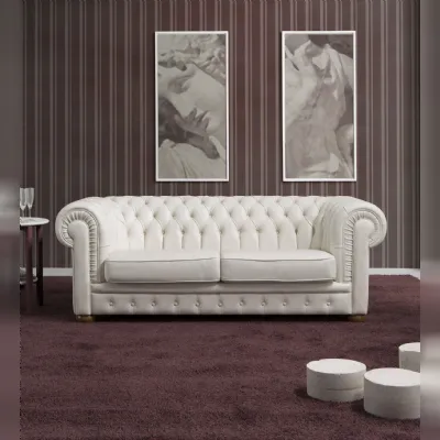 Divano classico pelle Anemone di Sofangel con sconto del - 21%