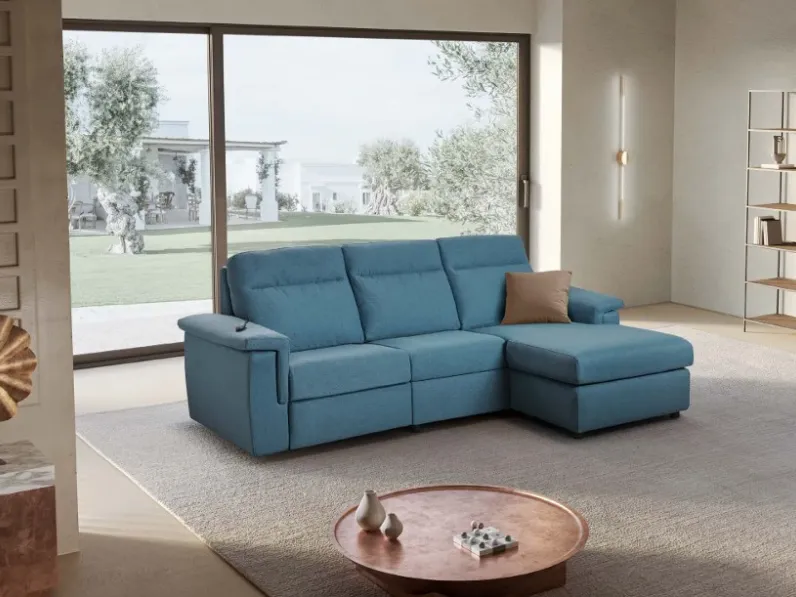 Divano moderno tessuto Arvel 265x155 di Exc� con sconto del - 22%