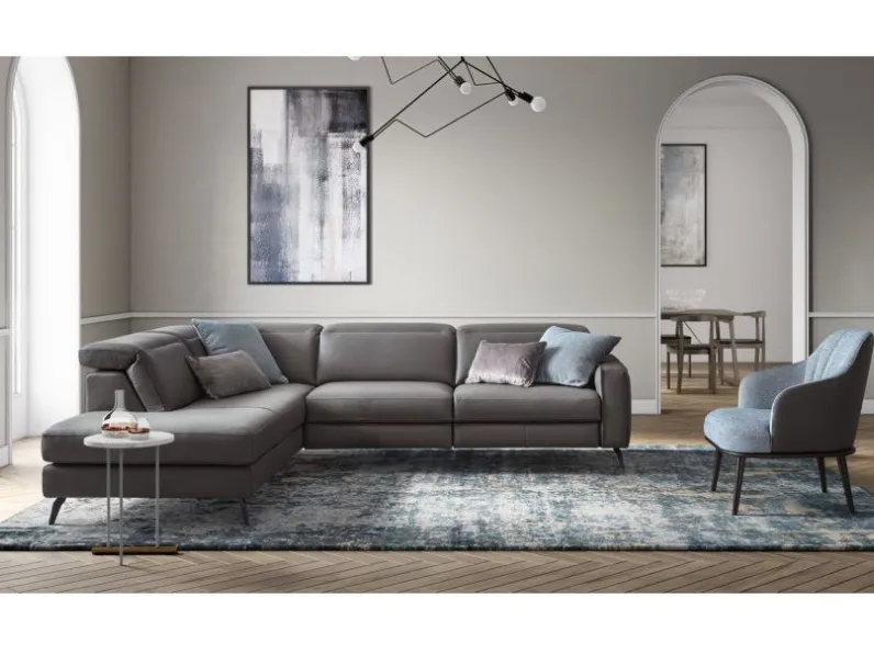 Divano Christopher in Pelle non sfoderabile  di Le comfort scontato 35%