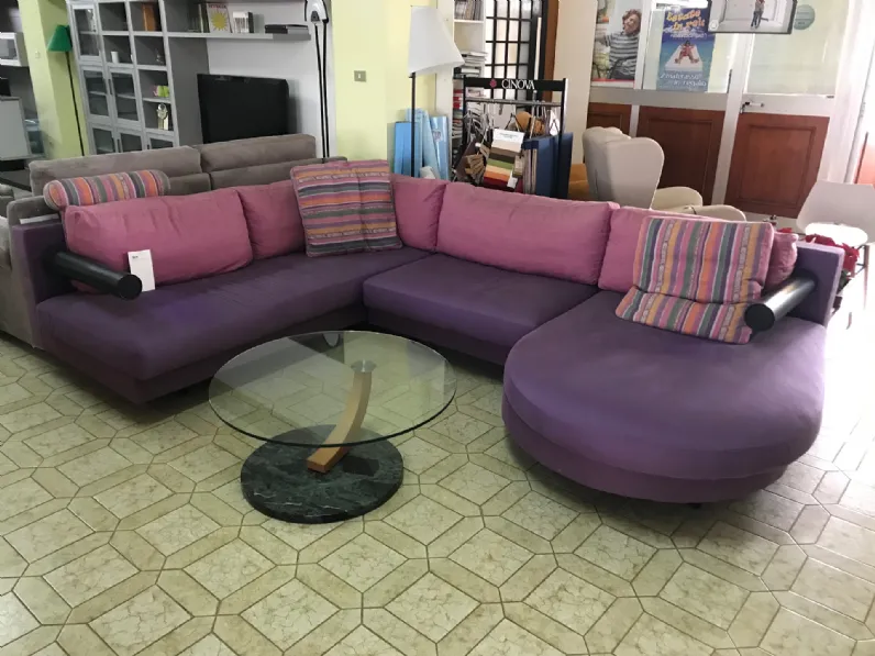 Divano angolare City B&b in Offerta Outlet