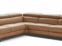 Divano in Pelle stile moderno modello Cubic scontato - 53%