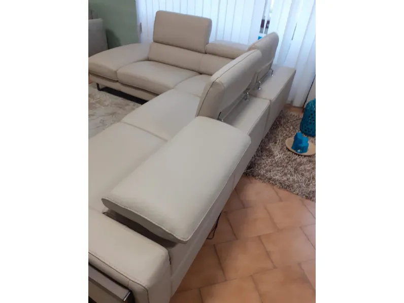Divano in Pelle stile moderno modello Cubic scontato - 60%