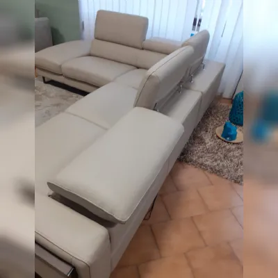 Divano in Pelle stile moderno modello Cubic scontato - 60%