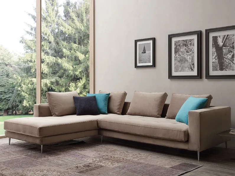 Divano angolare Daiki  Crippa salotti in Offerta Outlet